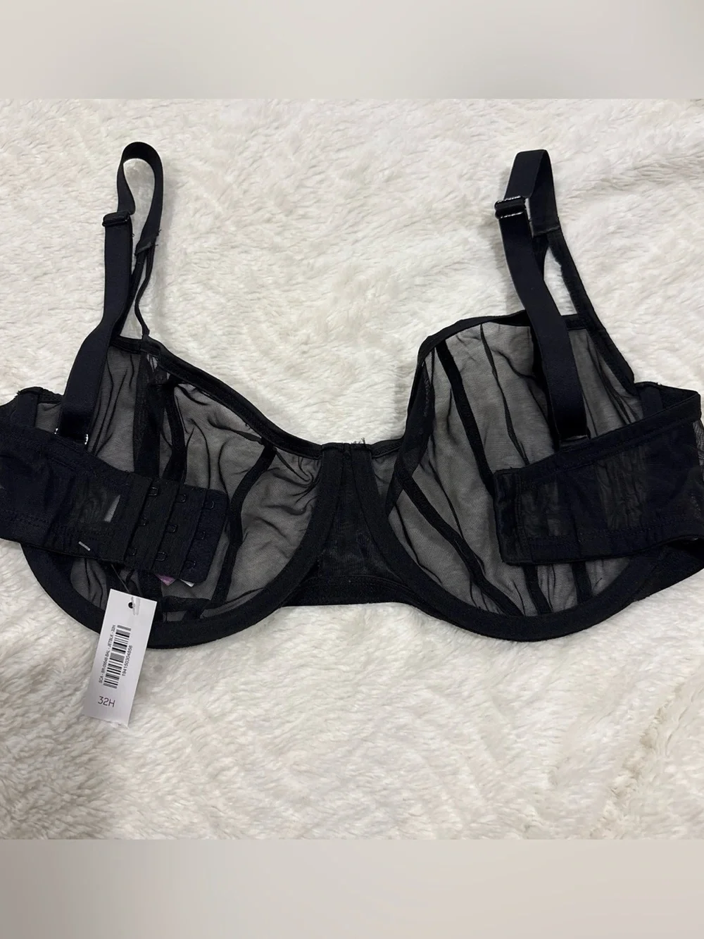 Sheer Black Underwire Bra - Women Intimates & Sleepwear